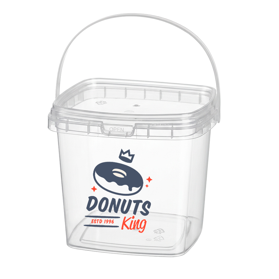 Square Transparent Drink Buckets - Custom Tees Today