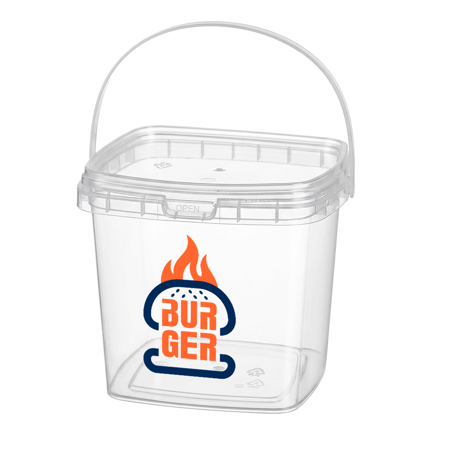 Square Transparent Drink Buckets - Custom Tees Today