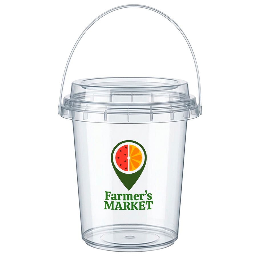 Premium Transparent Drink Buckets - Custom Tees Today