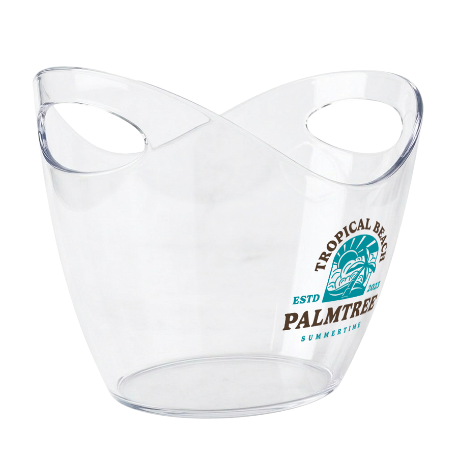 Curved Dual-Handle Drink Buckets - Custom Tees Today
