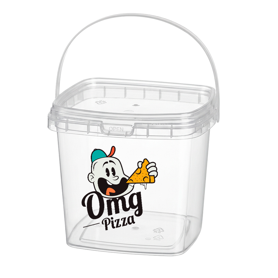 Square Transparent Drink Buckets - Custom Tees Today