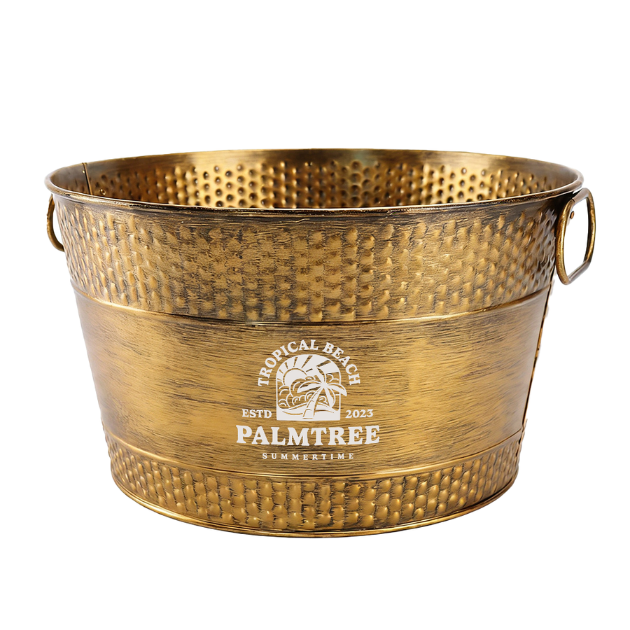 Galvanized Beverage & Ice Buckets - Custom Tees Today