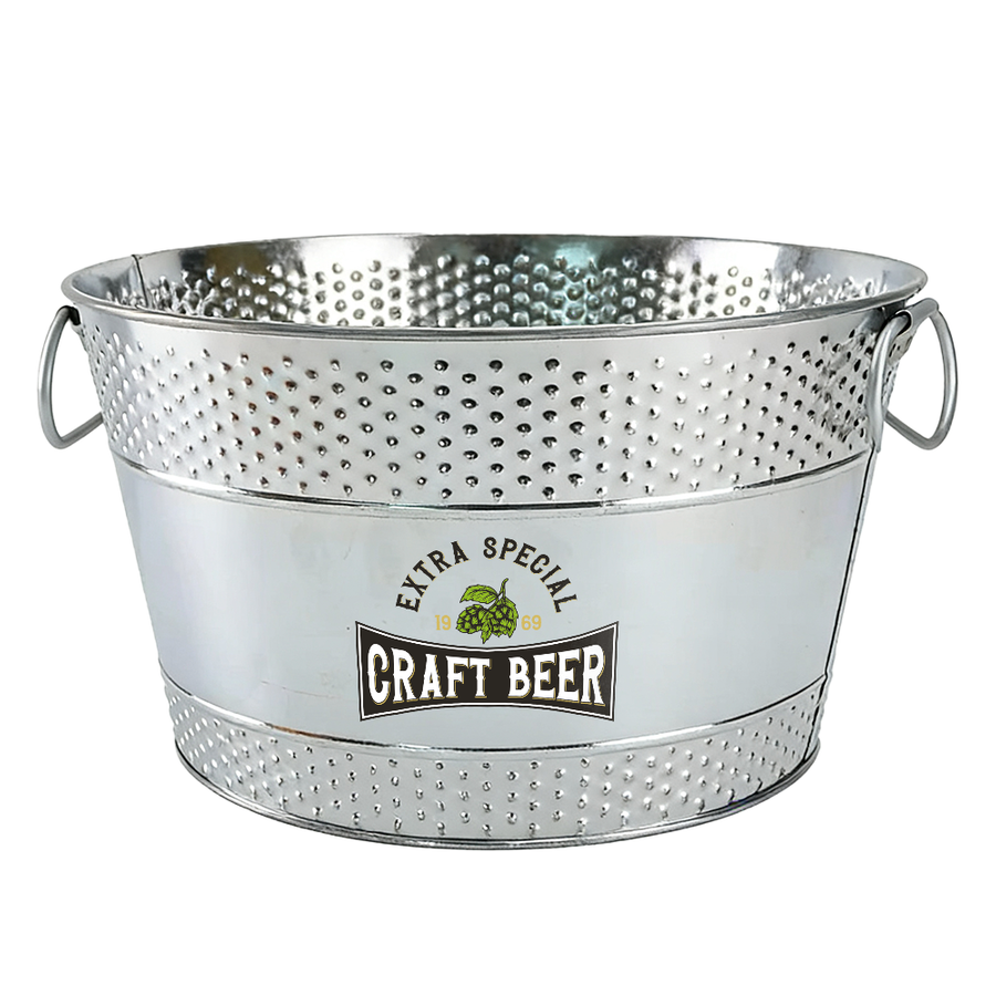Galvanized Beverage & Ice Buckets - Custom Tees Today