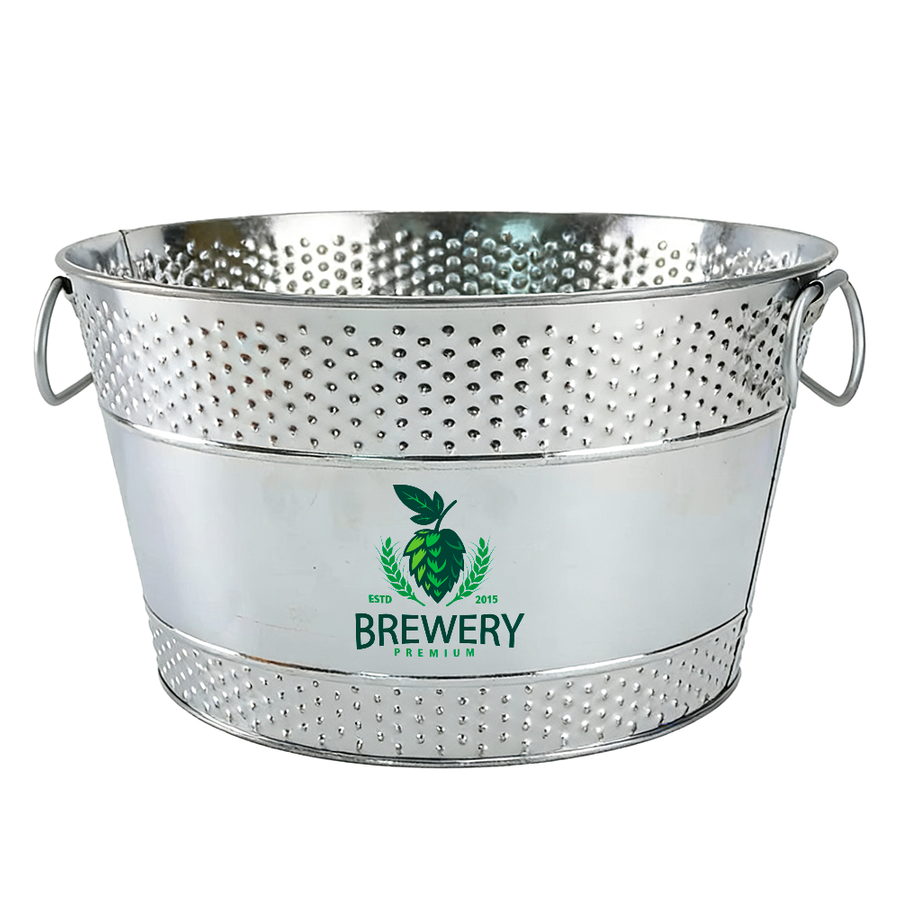 Galvanized Beverage & Ice Buckets - Custom Tees Today