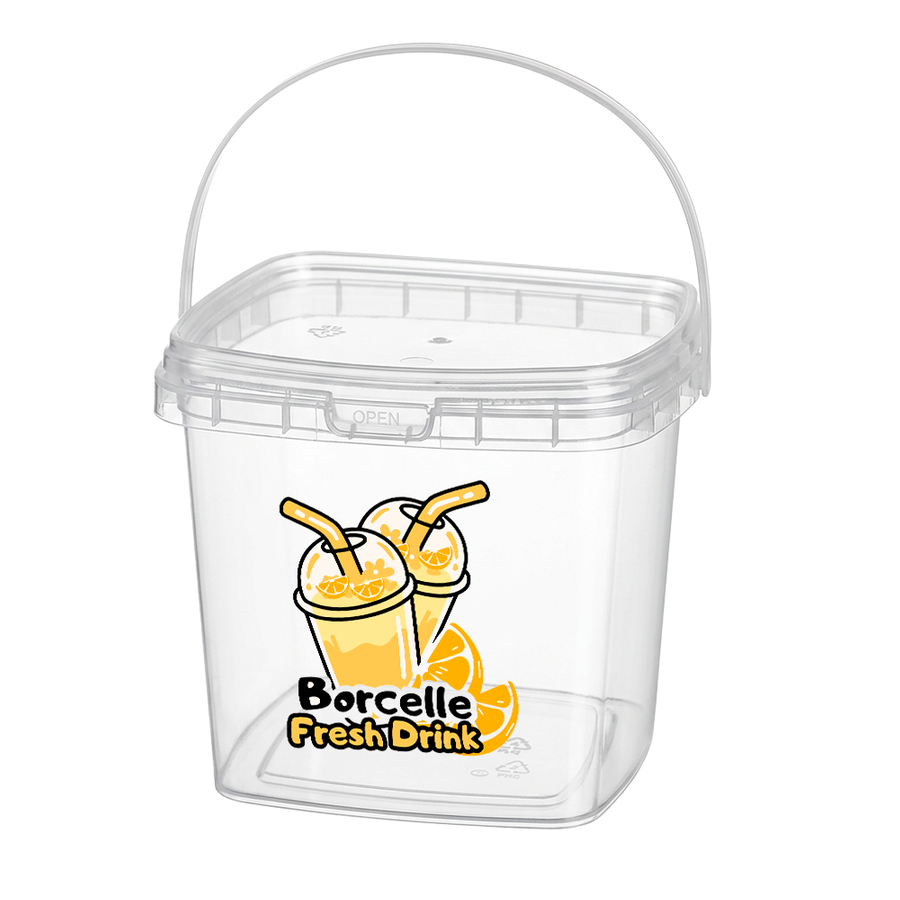 Square Transparent Drink Buckets - Custom Tees Today