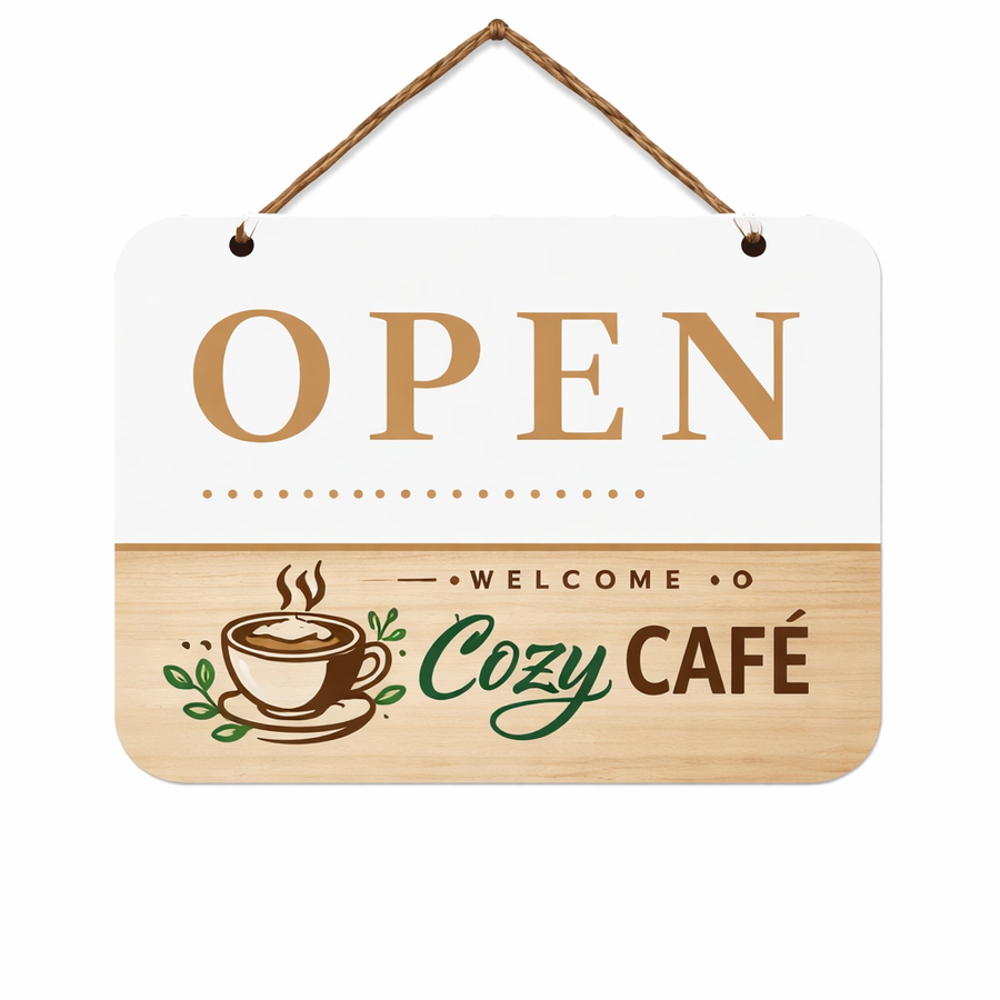 Plastic Hanging Door Signs - Custom Shoe Charm