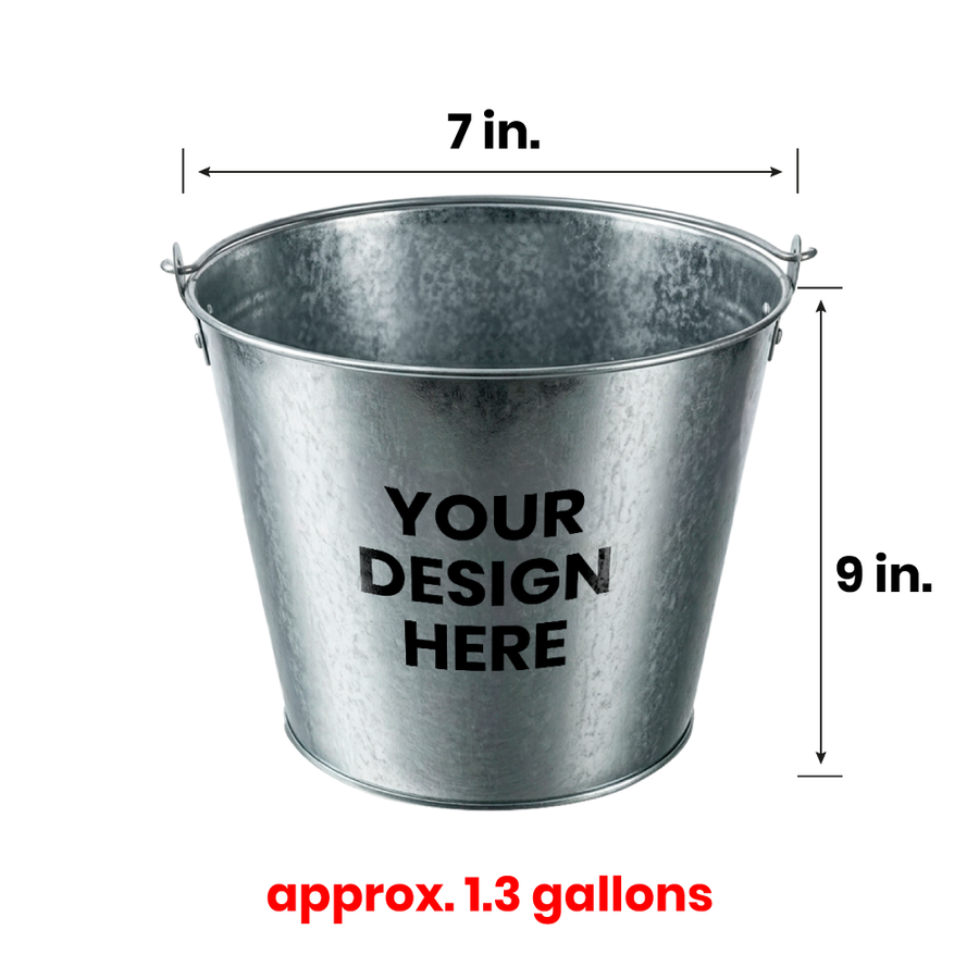 Tinplate Beer Buckets & Opener Combo - Custom Tees Today