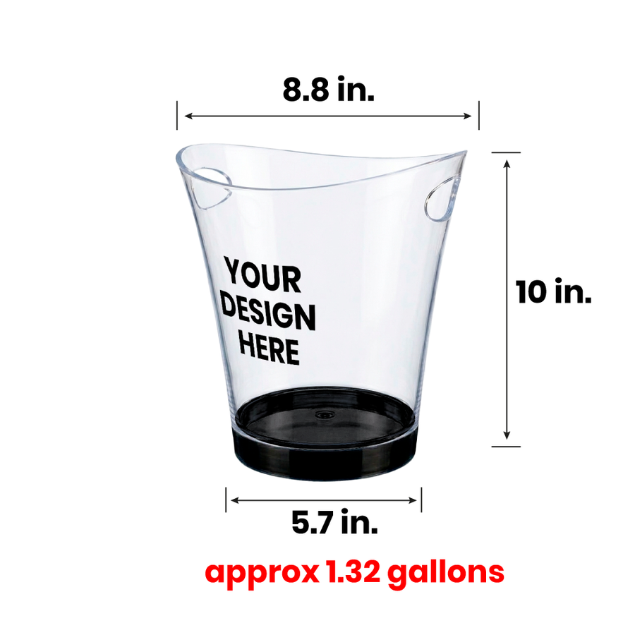 Classic Light-Up Drink Buckets - Custom Tees Today