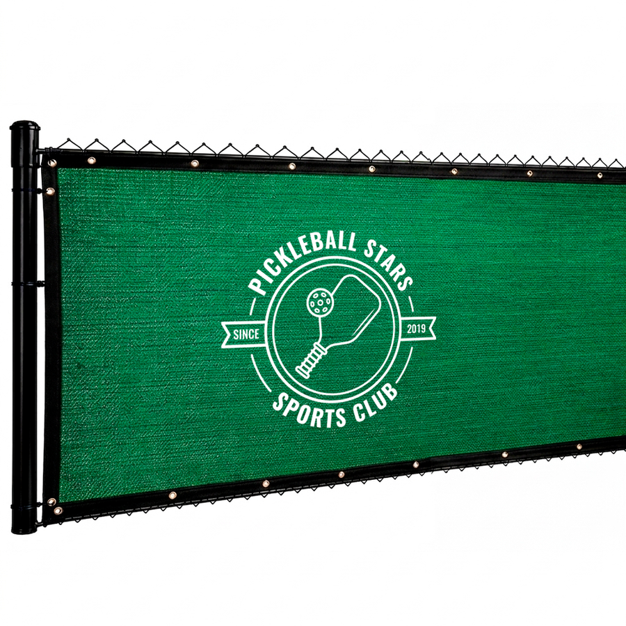 Custom 98% Blockage Fence Screen - Custom Tees Today
