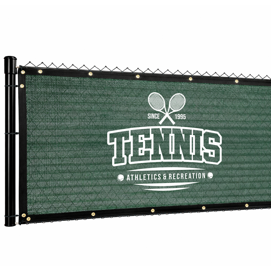 Custom 90% Blockage Fence Screen - Custom Tees Today