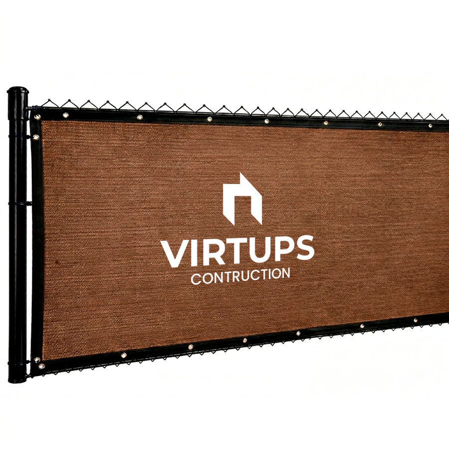 Custom 98% Blockage Fence Screen - Custom Tees Today