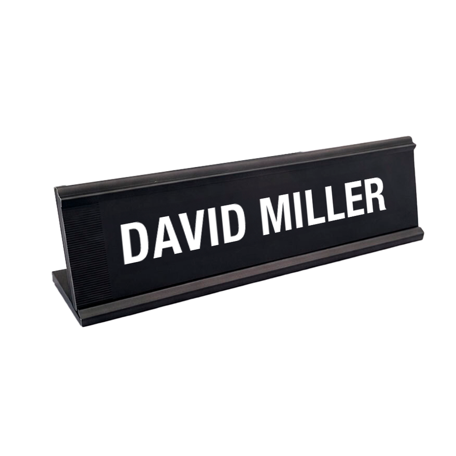 Metal Desktop Name Badges - Tote Bags Now