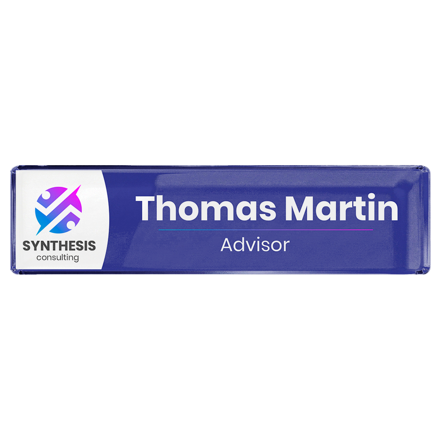 Acrylic Desktop Name Badges - Tote Bags Now