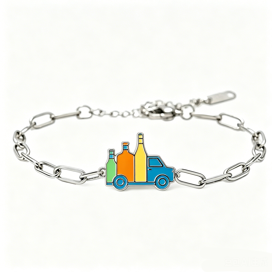 Hard Enamel Charm Bracelets - Custom Tees Today