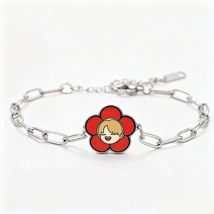 Hard Enamel Charm Bracelets - Custom Tees Today