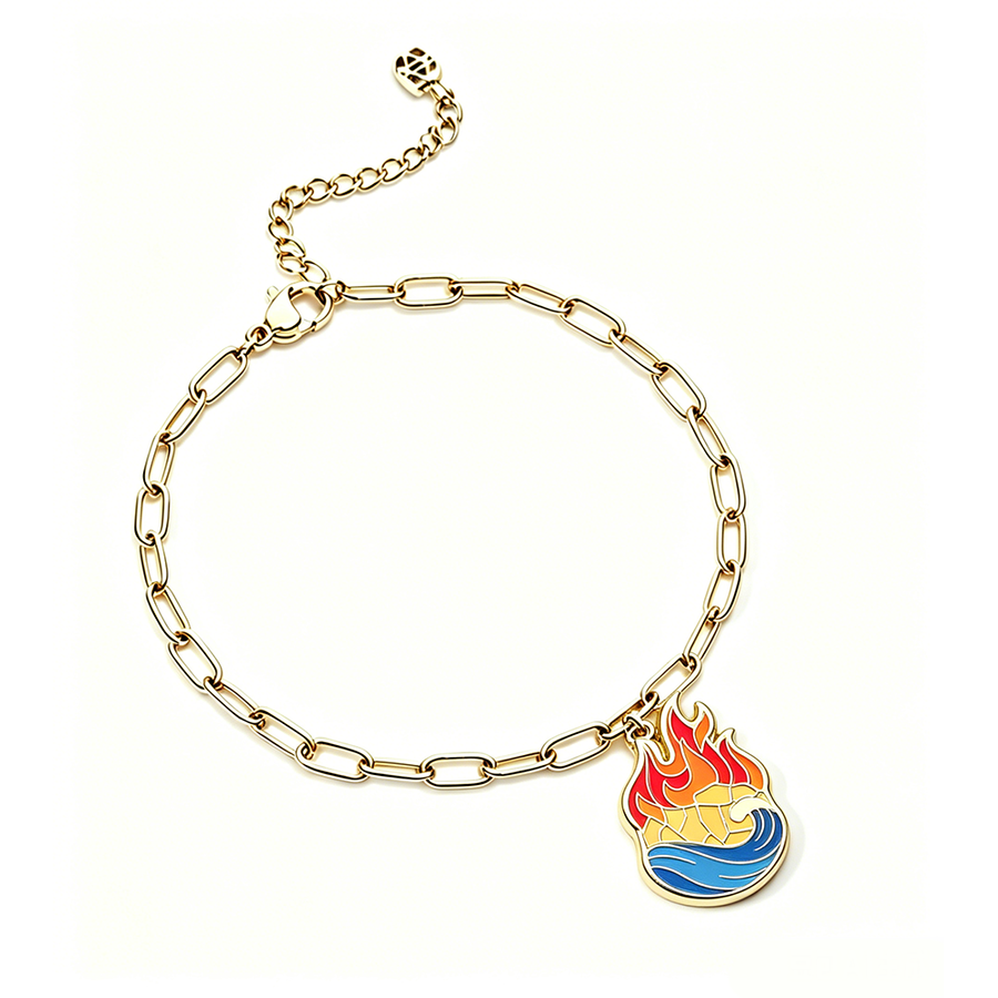 Hard Enamel Charm Bracelets - Custom Tees Today