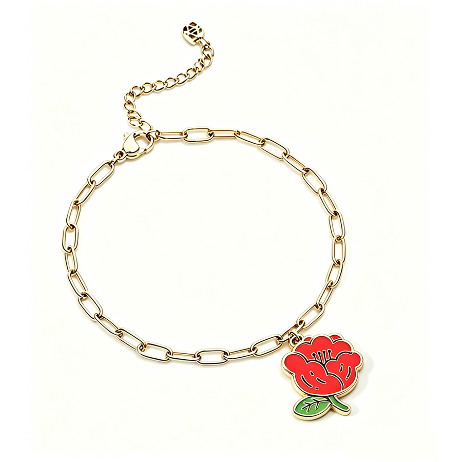 Hard Enamel Charm Bracelets - Custom Tees Today