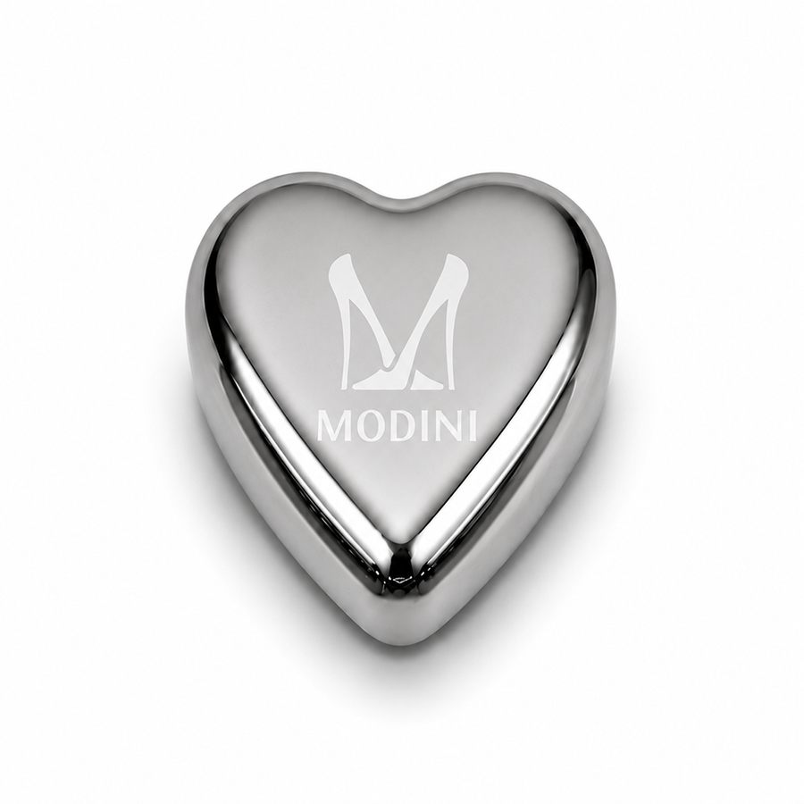Heart-Shaped Stainless Steel Ice Cubes - Hand Fans Now