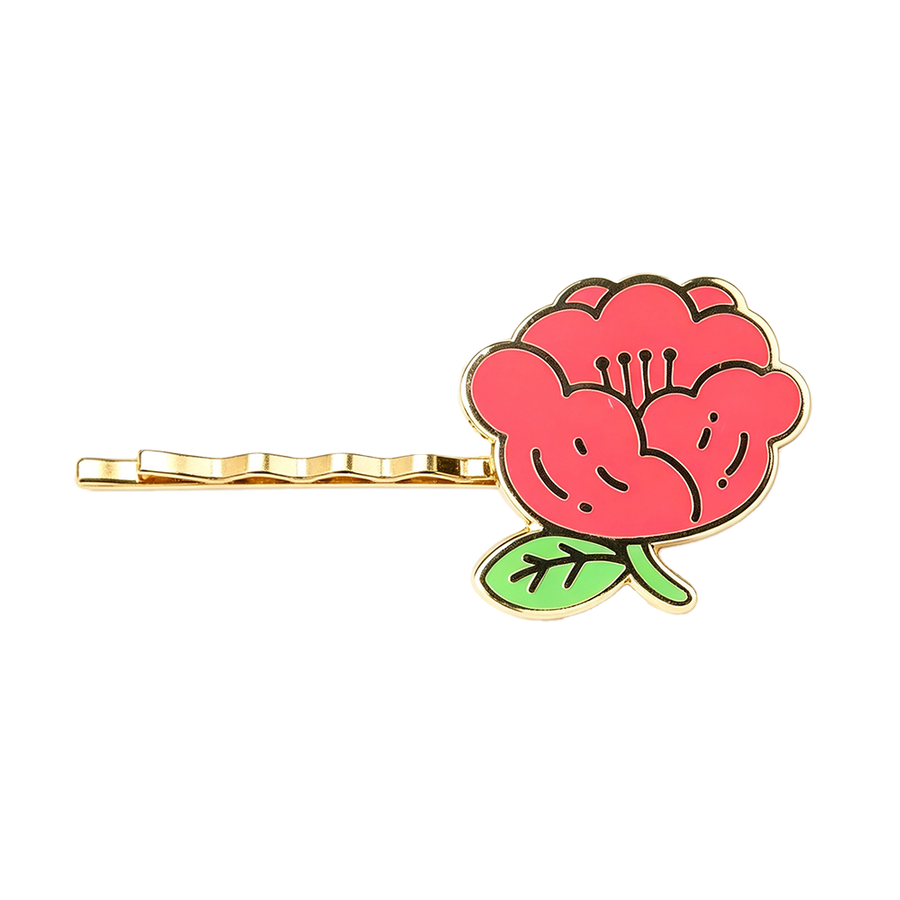 Hard Enamel Metal Hair Clips - Tote Bags Now