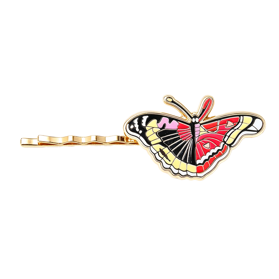 Hard Enamel Metal Hair Clips - Tote Bags Now