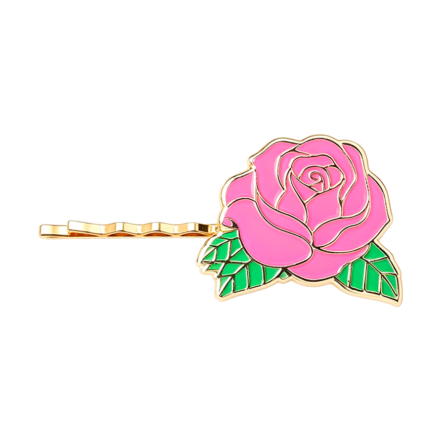 Soft Enamel Metal Hair Clips - Tote Bags Now