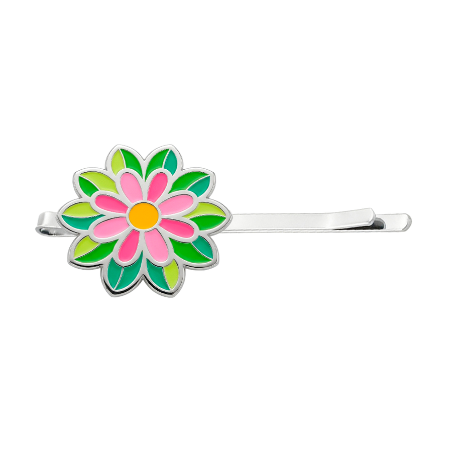 Soft Enamel Metal Hair Clips - Tote Bags Now
