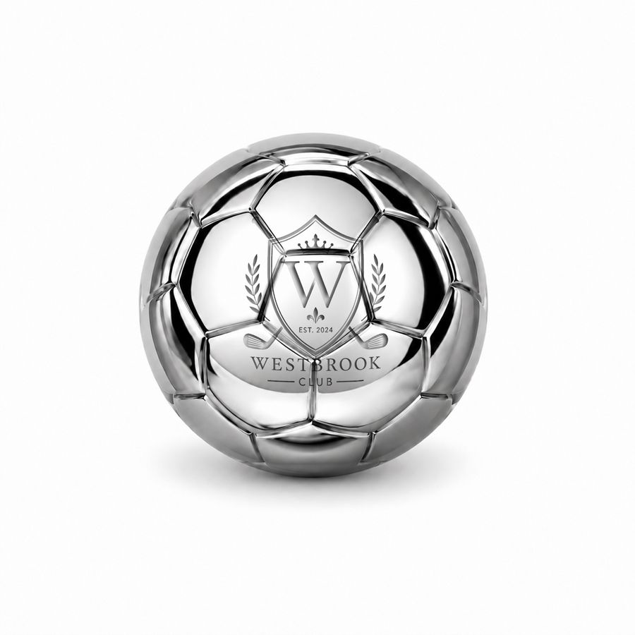 Soccer Ball Stainless Steel Ice Cubes - Hand Fans Now