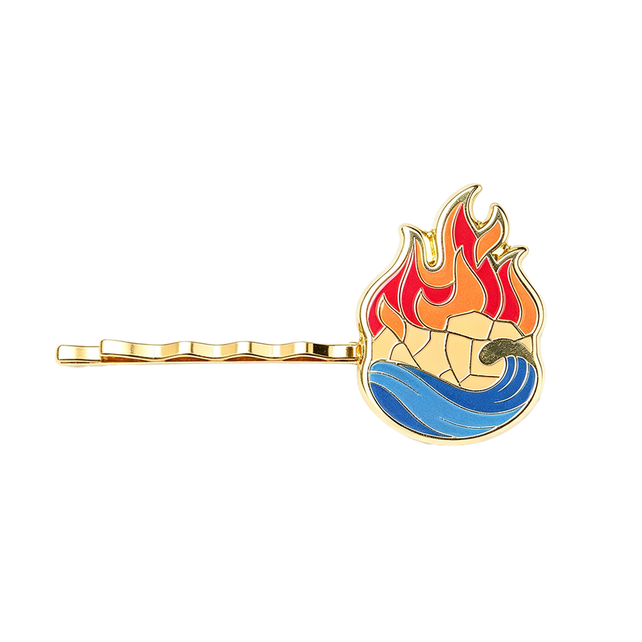 Hard Enamel Metal Hair Clips - Tote Bags Now