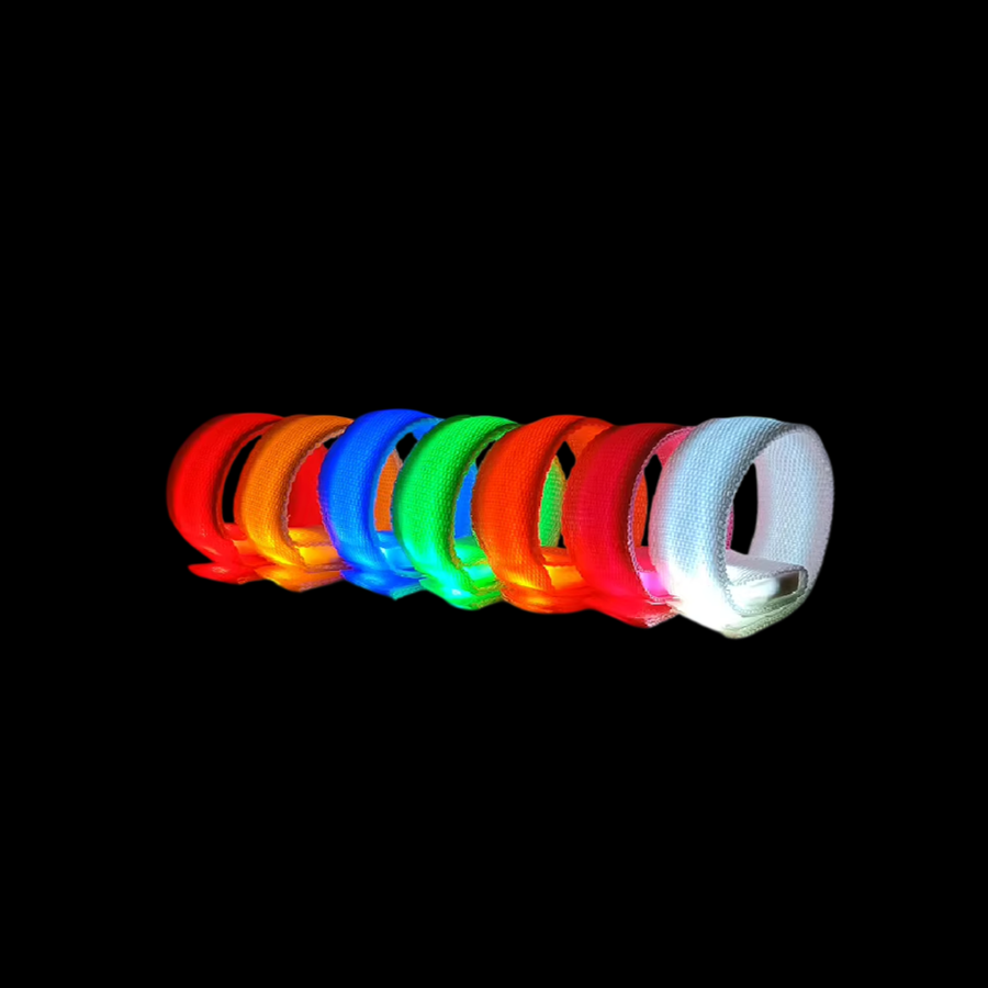 Glow Velcro Wristbands - Tote Bags Now