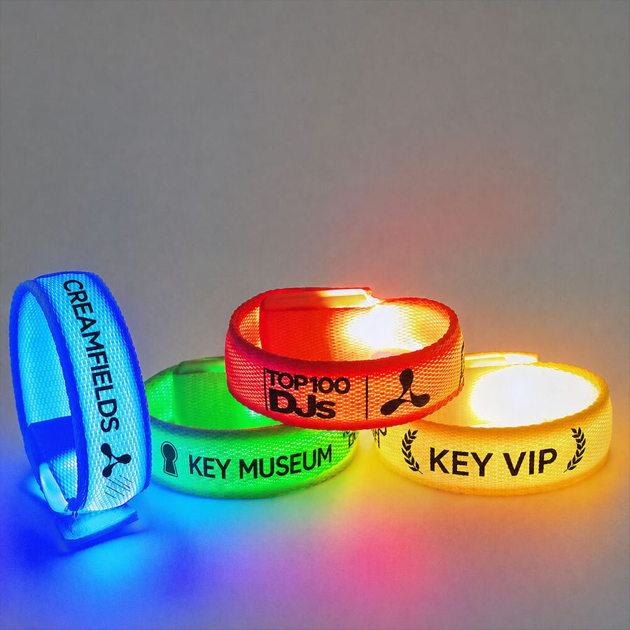 Glow Velcro Wristbands - Tote Bags Now