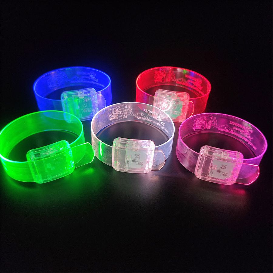 Light Up Plastic Wristbands - Tote Bags Now