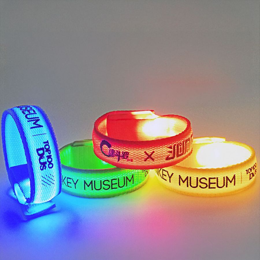 Glow Velcro Wristbands - Tote Bags Now