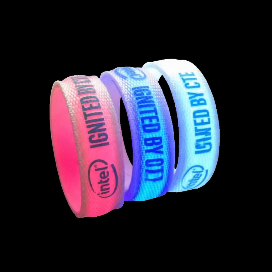 Glow Velcro Wristbands - Tote Bags Now