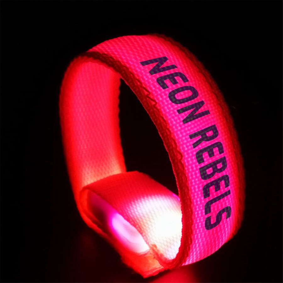 Glow Velcro Wristbands - Tote Bags Now