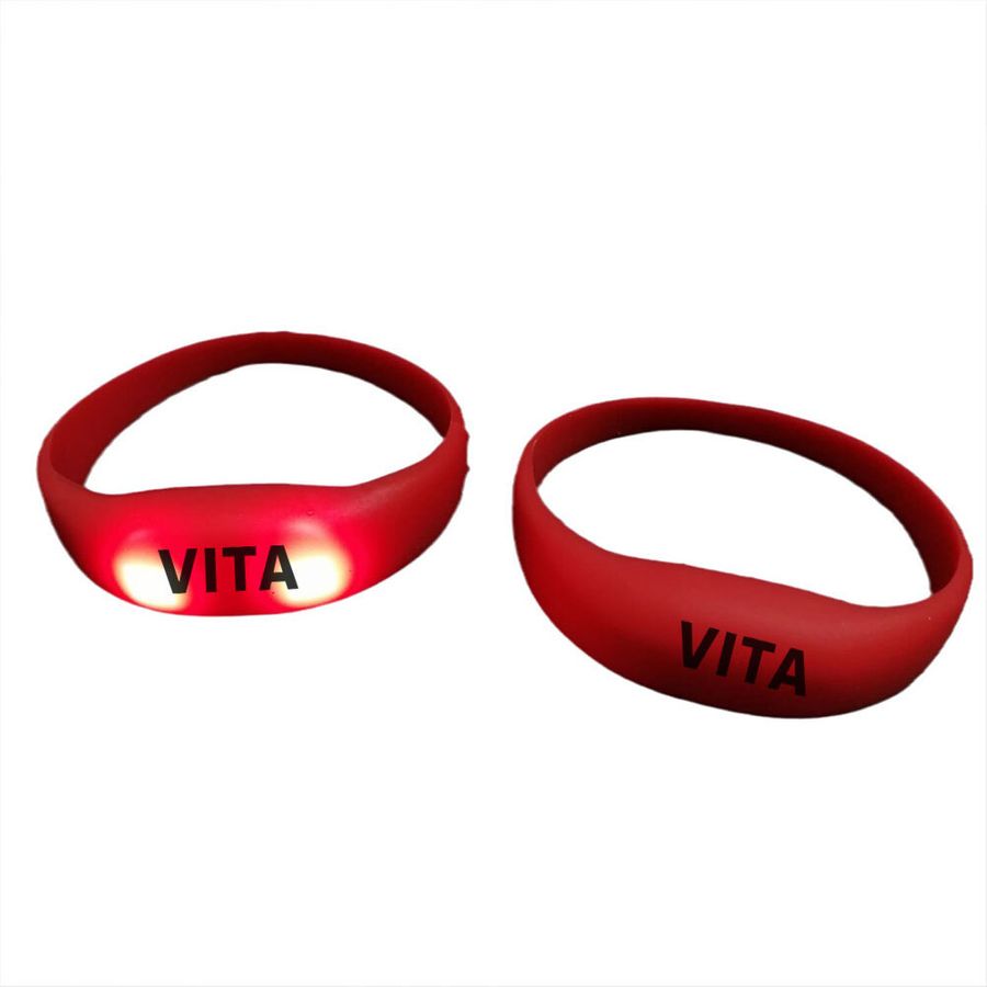 Light Up Silicone Wristbands - Tote Bags Now