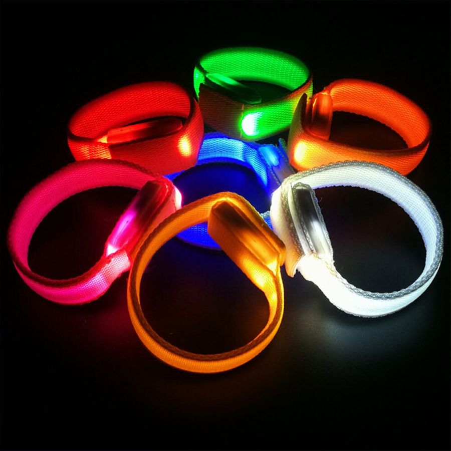 Glow Velcro Wristbands - Tote Bags Now