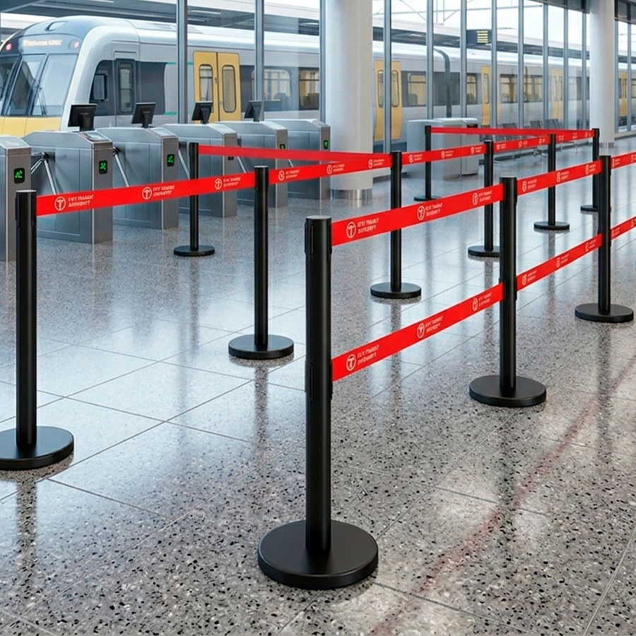 Dual Belts Stanchions - Custom Shoe Charm