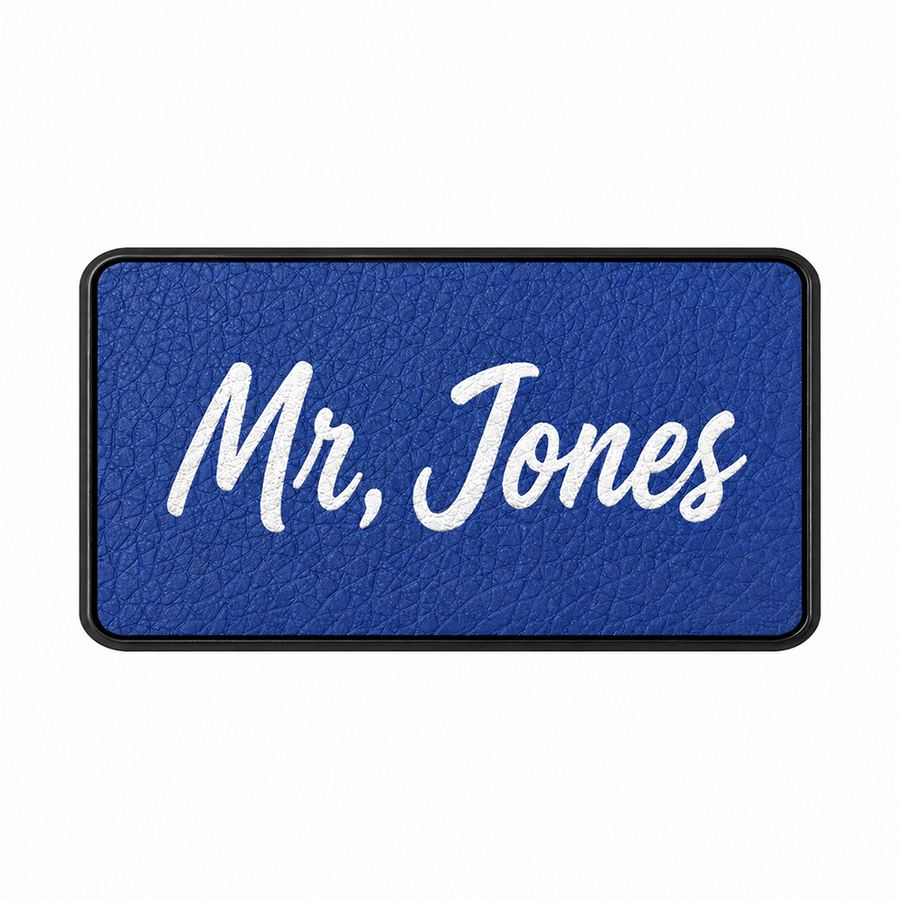 Leather Name Badges - Custom Pro Prints