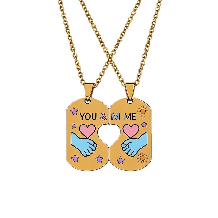 Couple Necklaces - Tote Bags Now