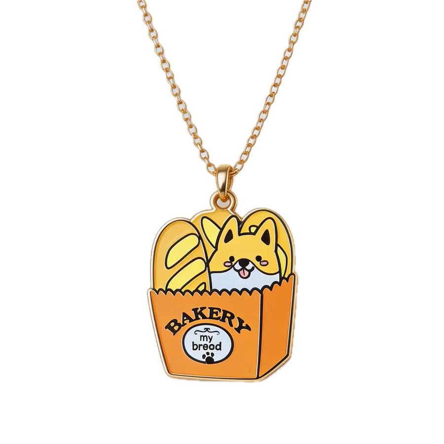 Hard Enamel Charm Necklaces - Tote Bags Now