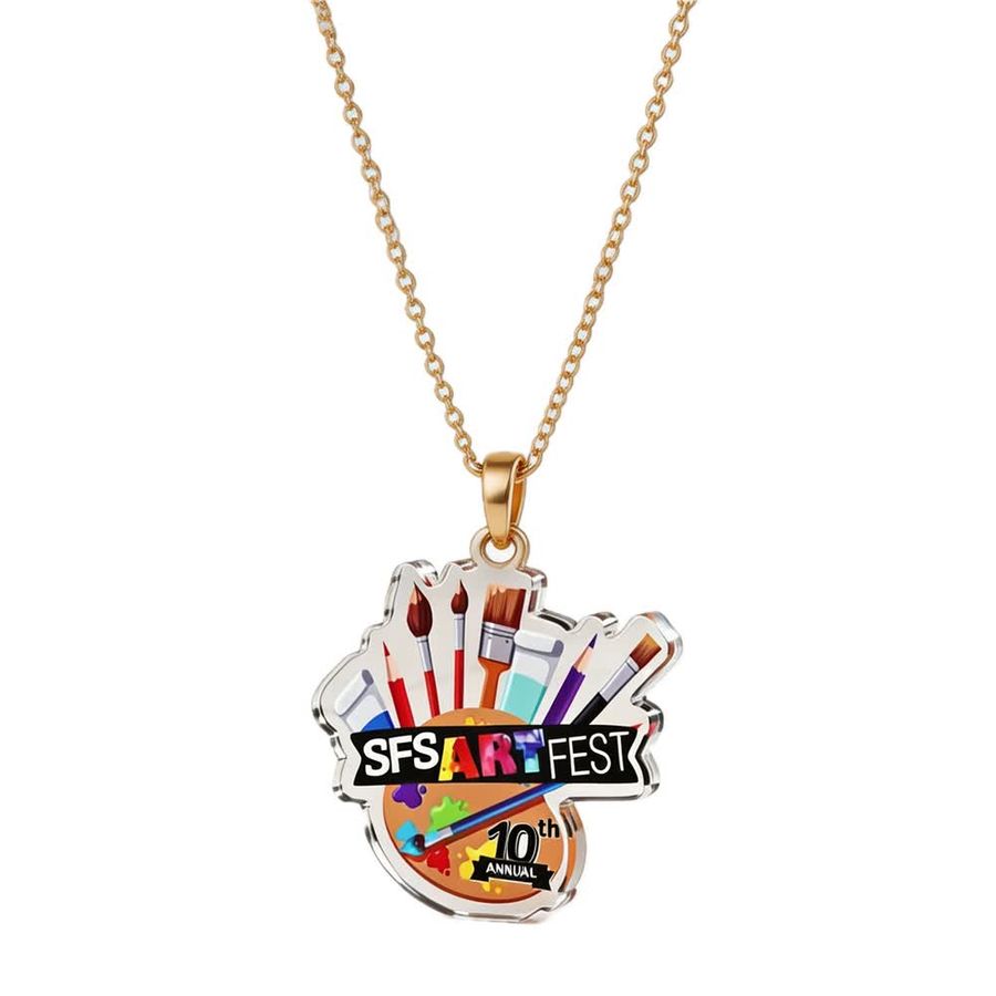Acrylic Charm Necklaces - Tote Bags Now
