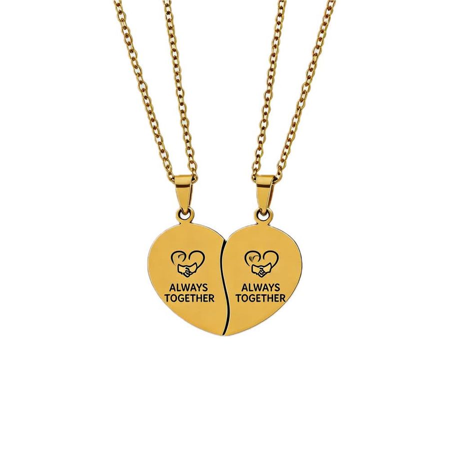 Couple Necklaces - Tote Bags Now