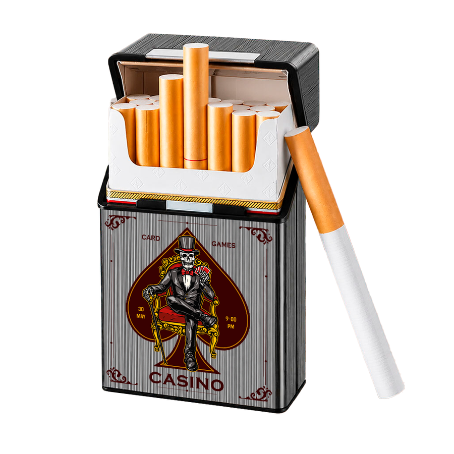 Metal Lid Cigarette Cigarette Cases - Custom Shoe Charm