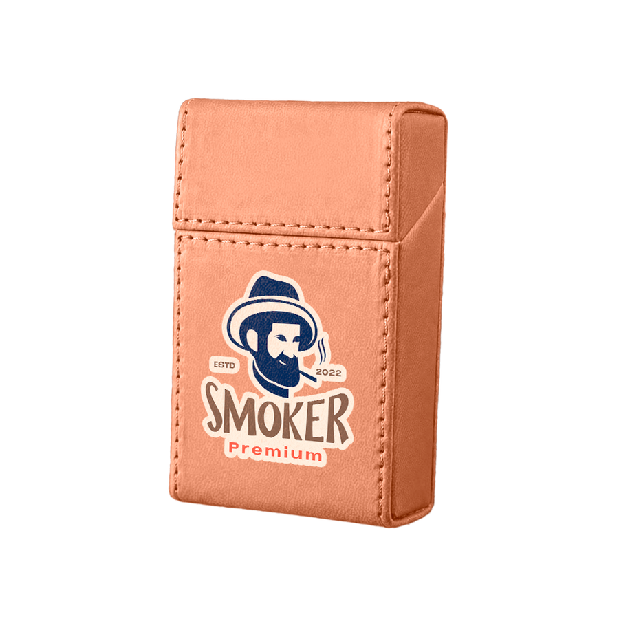 Flip Top PU Leather Full Bag Cigarette Cases - Custom Shoe Charm