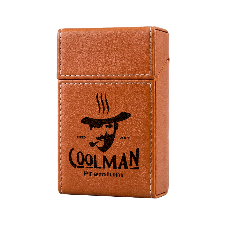 Flip Top PU Leather Full Bag Cigarette Cases - Custom Shoe Charm