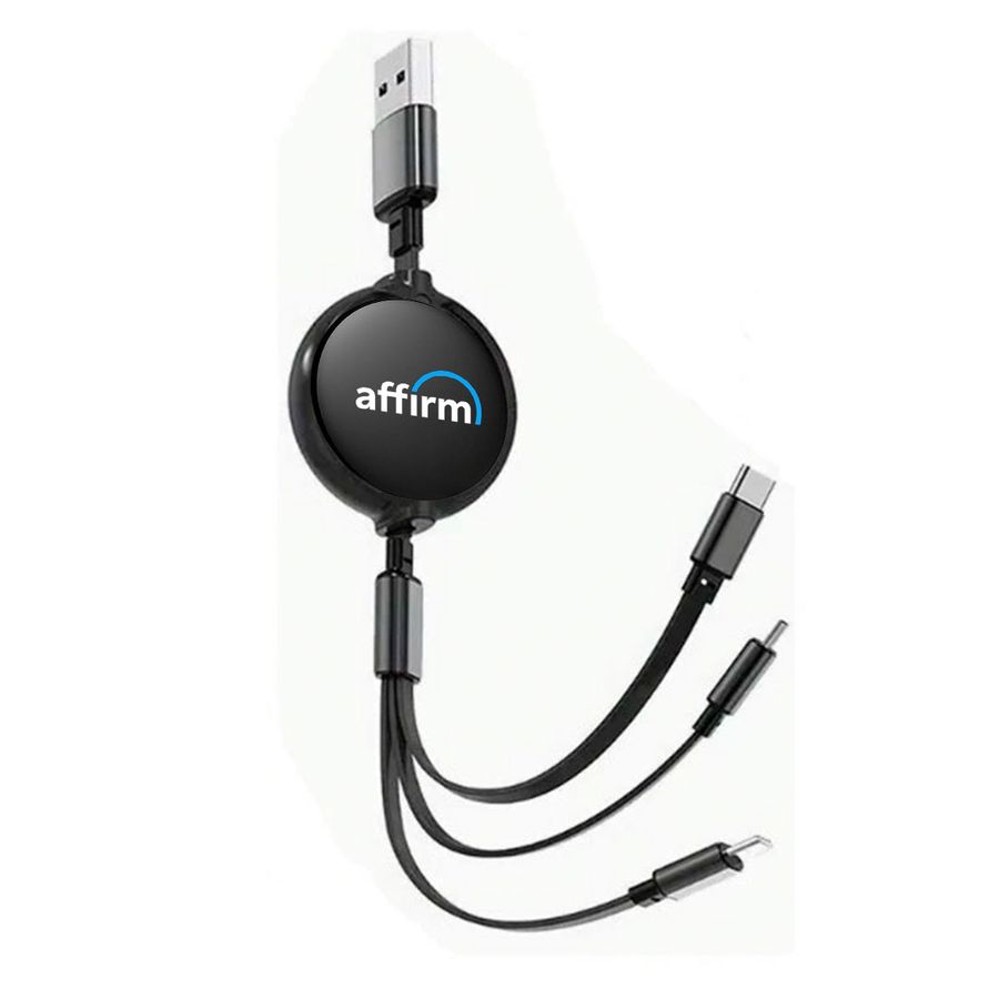 Soft Silicone 3-in-1 Charging Cables - Custom Pro Prints