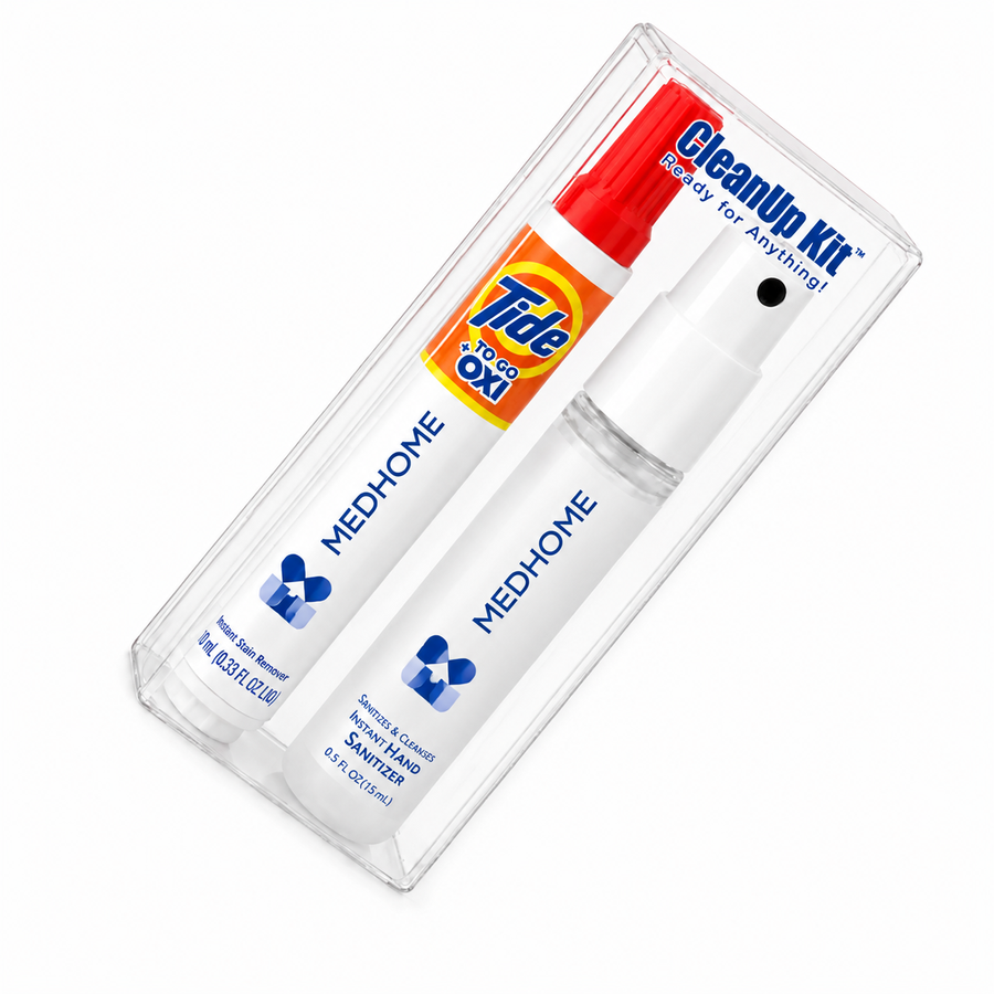 CleanUp Kit - Tide® to Go + Oxi and Sani-Pen® Clipless™ Travel Kits - Custom Pro Prints