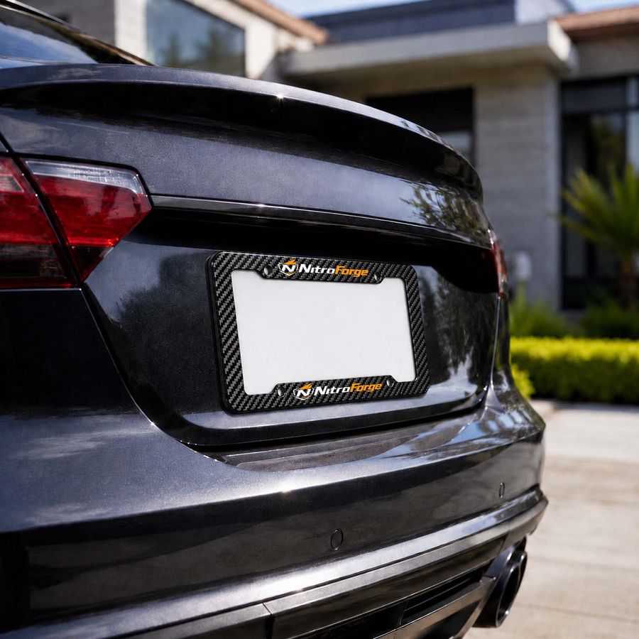 Carbon Fiber License Plate Frames - Stealth Promo Co