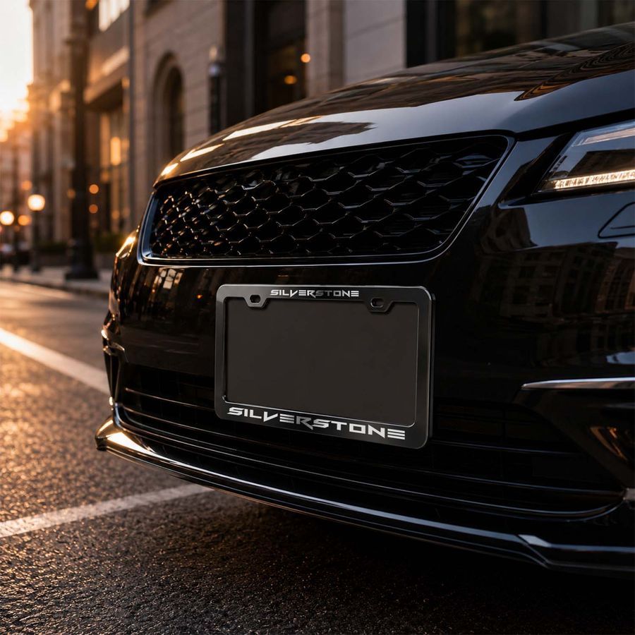 Metal License Plate Frames - Stealth Promo Co