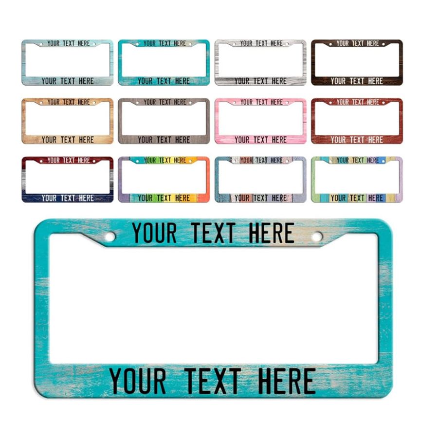 Plastic License Plate Frames - Stealth Promo Co